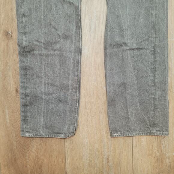 Levi's 501 Jeans 30x30 Gray Button Fly Mens True Size Straight Leg Cotton Denim - Picture 3 of 7